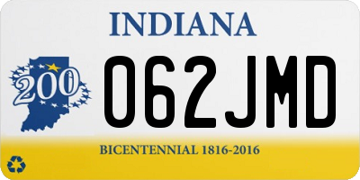 IN license plate 062JMD