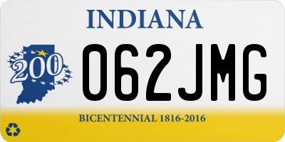IN license plate 062JMG