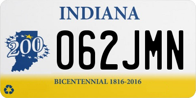 IN license plate 062JMN