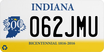 IN license plate 062JMU