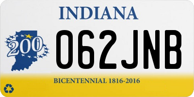 IN license plate 062JNB
