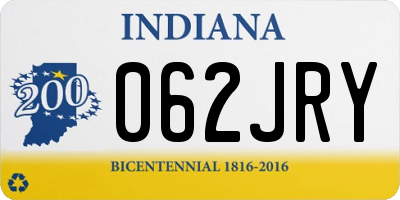 IN license plate 062JRY