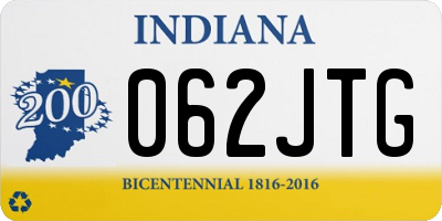 IN license plate 062JTG