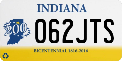 IN license plate 062JTS