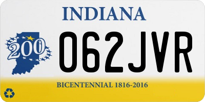IN license plate 062JVR