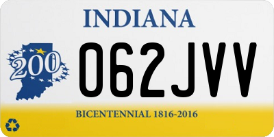 IN license plate 062JVV