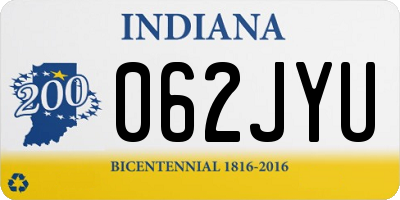 IN license plate 062JYU