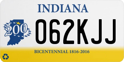 IN license plate 062KJJ