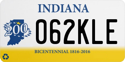 IN license plate 062KLE