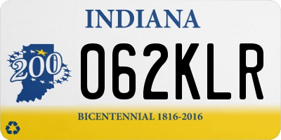 IN license plate 062KLR