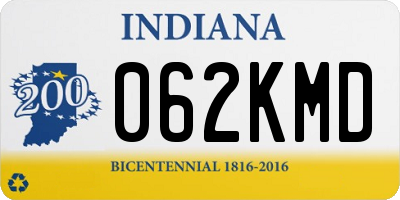 IN license plate 062KMD
