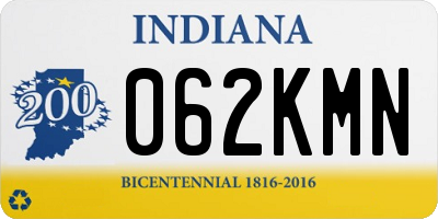 IN license plate 062KMN