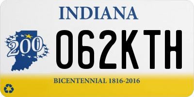 IN license plate 062KTH