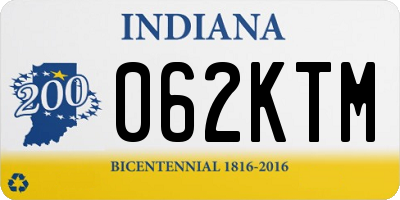 IN license plate 062KTM