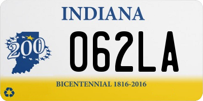 IN license plate 062LA