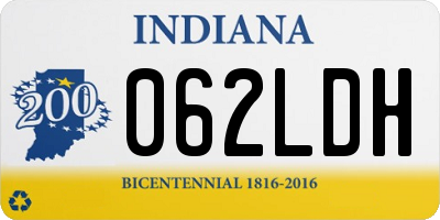 IN license plate 062LDH