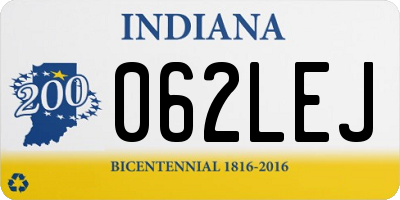 IN license plate 062LEJ