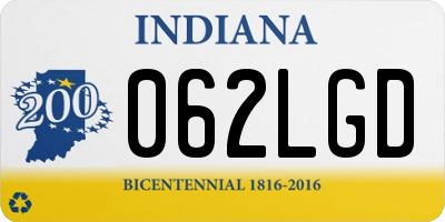 IN license plate 062LGD