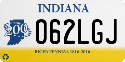 IN license plate 062LGJ