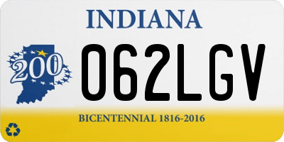 IN license plate 062LGV