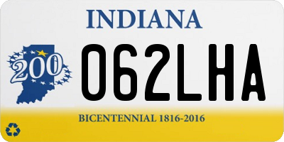 IN license plate 062LHA