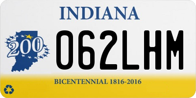 IN license plate 062LHM