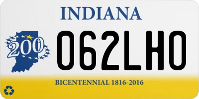 IN license plate 062LHO