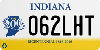IN license plate 062LHT