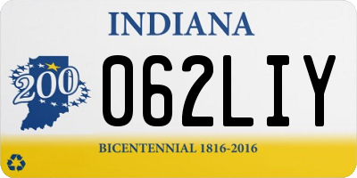 IN license plate 062LIY
