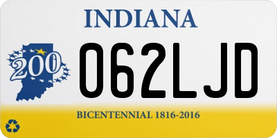 IN license plate 062LJD