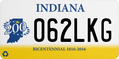 IN license plate 062LKG