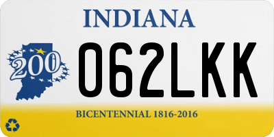 IN license plate 062LKK