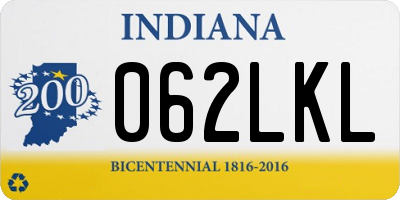 IN license plate 062LKL