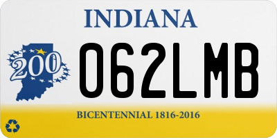 IN license plate 062LMB