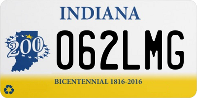 IN license plate 062LMG