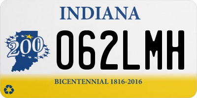 IN license plate 062LMH
