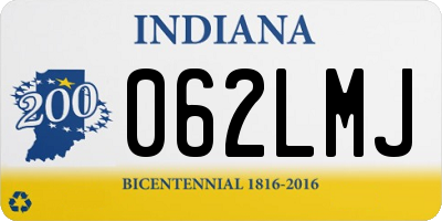 IN license plate 062LMJ