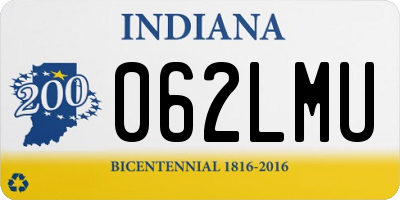 IN license plate 062LMU