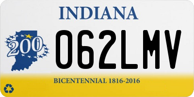 IN license plate 062LMV