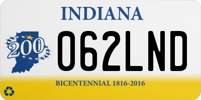 IN license plate 062LND