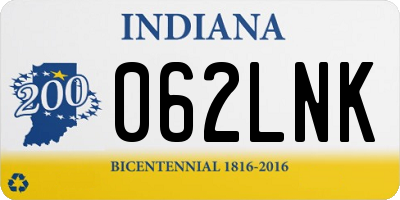 IN license plate 062LNK