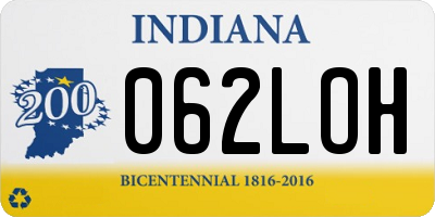 IN license plate 062LOH