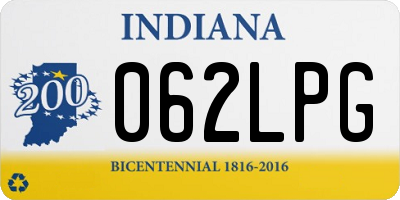 IN license plate 062LPG