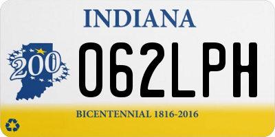 IN license plate 062LPH