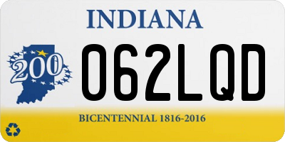 IN license plate 062LQD