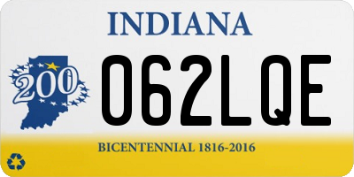IN license plate 062LQE