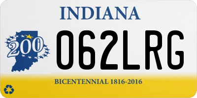 IN license plate 062LRG