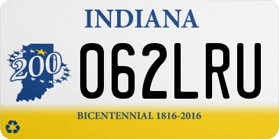 IN license plate 062LRU