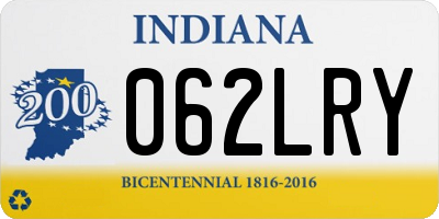 IN license plate 062LRY