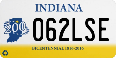IN license plate 062LSE